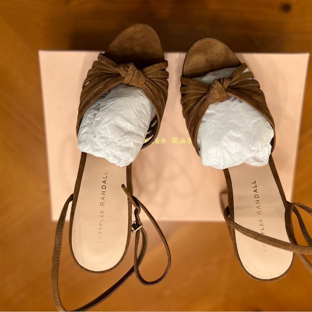 Loeffler Randall Rivka cacao knot platform sandal